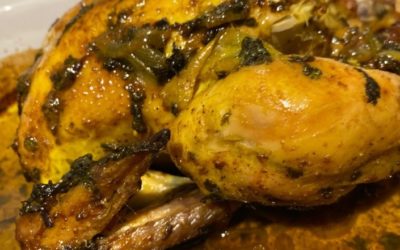 POULET AUX HERBES DORE AU FOUR