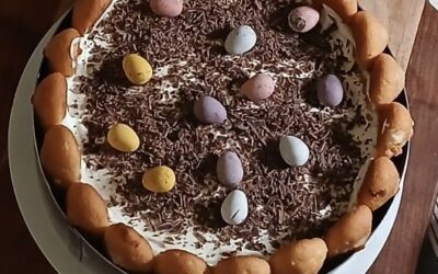 CHARLOTTE AU CHOCOLAT ET SA CREME A LA VANILLE MASCARPONE